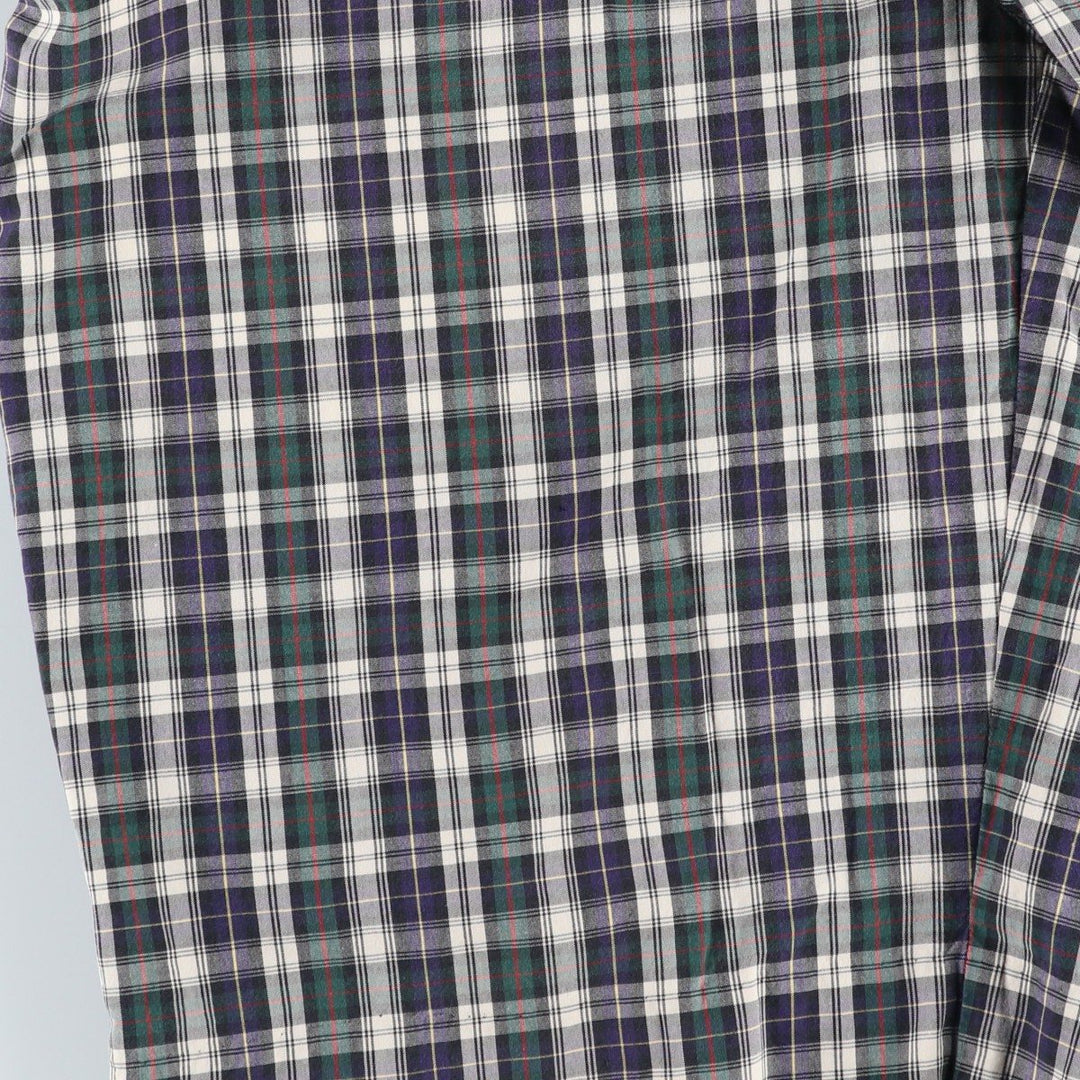 Ralph Lauren POLO by Ralph Lauren Check Pattern Cotton Shorts, Men's Size W32 cotton navy blue type Vintage Second Hand