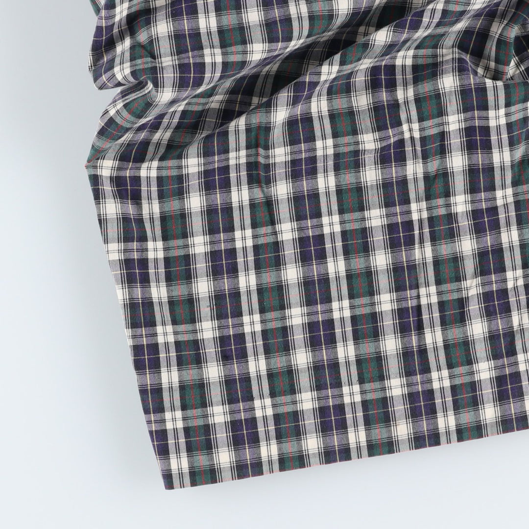 Ralph Lauren POLO by Ralph Lauren Check Pattern Cotton Shorts, Men's Size W32 cotton navy blue type Vintage Second Hand