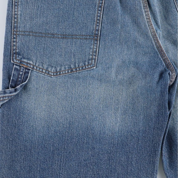 Levi's Signature Denim Painter Shorts, Men's Size W35 (approx.) cotton blue type Vintage Second Hand