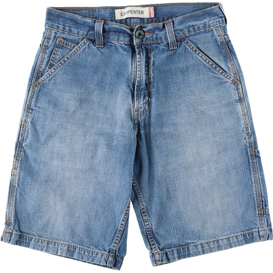 2000'S Levi's Carpenter denim shorts, men's size W31 (approx.) cotton blue type Vintage Second Hand