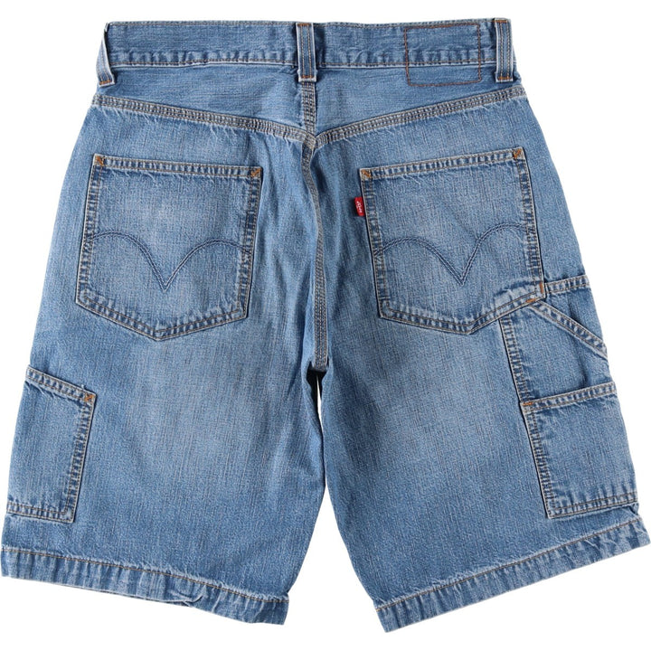 2000'S Levi's Carpenter denim shorts, men's size W31 (approx.) cotton blue type Vintage Second Hand