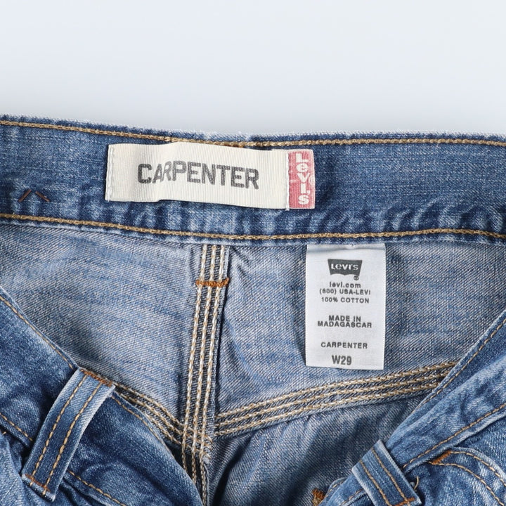 2000'S Levi's Carpenter denim shorts, men's size W31 (approx.) cotton blue type Vintage Second Hand