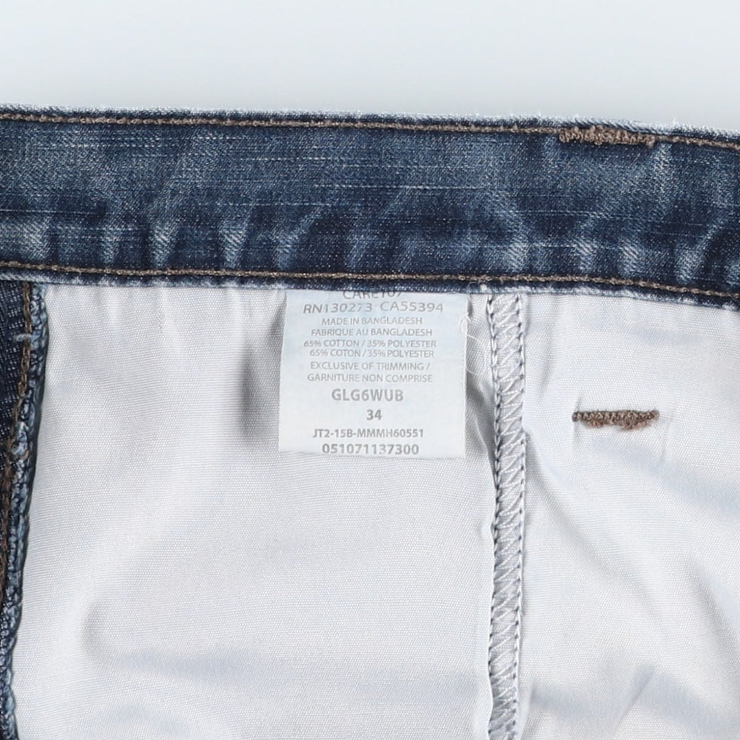 Wrangler Men's Denim Cargo Shorts, Size W36 cotton blue type Vintage Second Hand