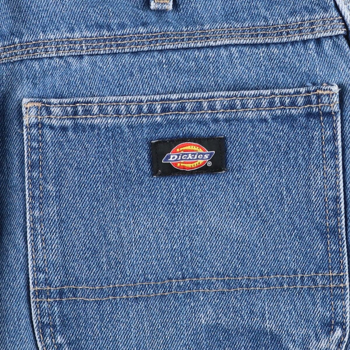 Dickies Relaxed Fit Denim Painter Shorts, Men's W36 cotton blue type Vintage Second Hand