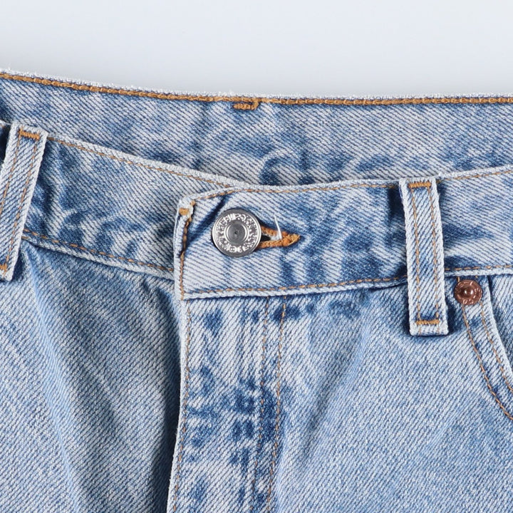 2000'S Levi's 550 Relaxed Fit Denim Shorts/Jorts Men's Size W37 cotton Blue type light blue Vintage Second Hand