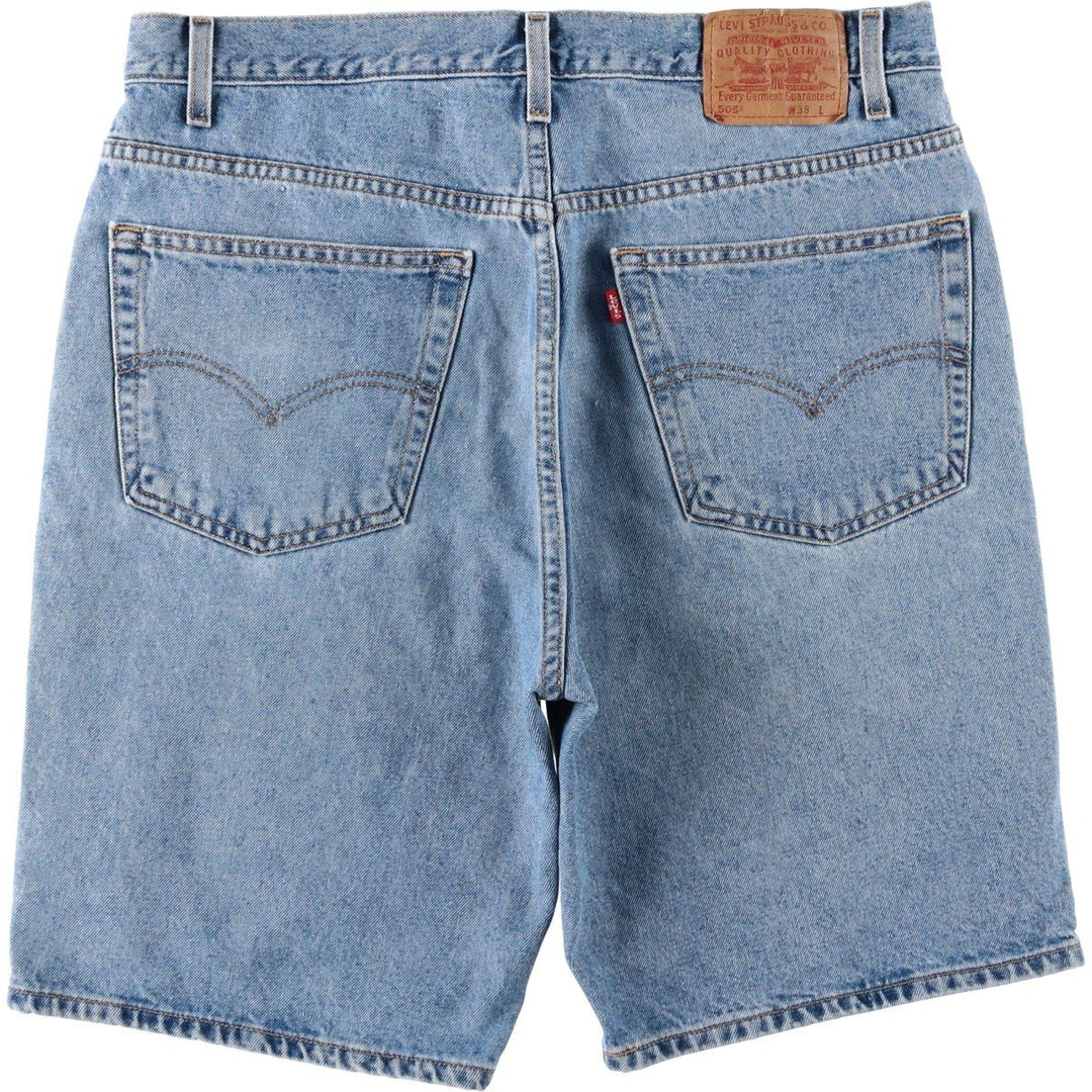 2000'S Levi's 550 Regular Fit Denim Shorts (Men's size W36 equivalent) cotton blue type Vintage Second Hand