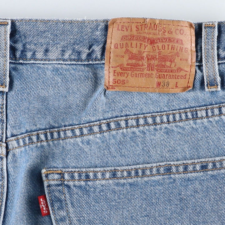2000'S Levi's 550 Regular Fit Denim Shorts (Men's size W36 equivalent) cotton blue type Vintage Second Hand