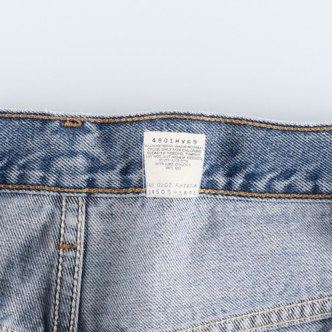 2000'S Levi's 550 Regular Fit Denim Shorts (Men's size W36 equivalent) cotton blue type Vintage Second Hand