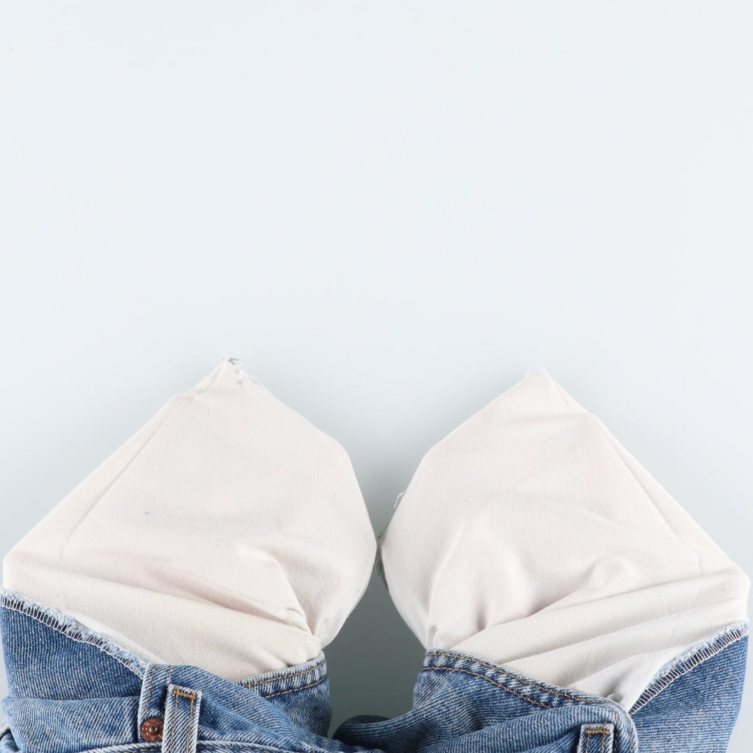 2000'S Levi's 550 Regular Fit Denim Shorts (Men's size W36 equivalent) cotton blue type Vintage Second Hand