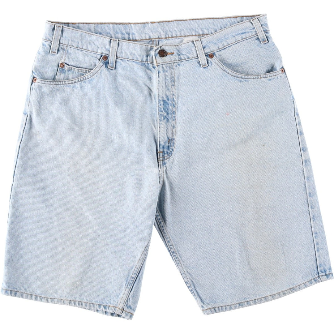 90s-00'S Levi's 550 Denim Shorts, Men's W37 (approx.), Vintage unclear Blue type light blue Vintage Second Hand