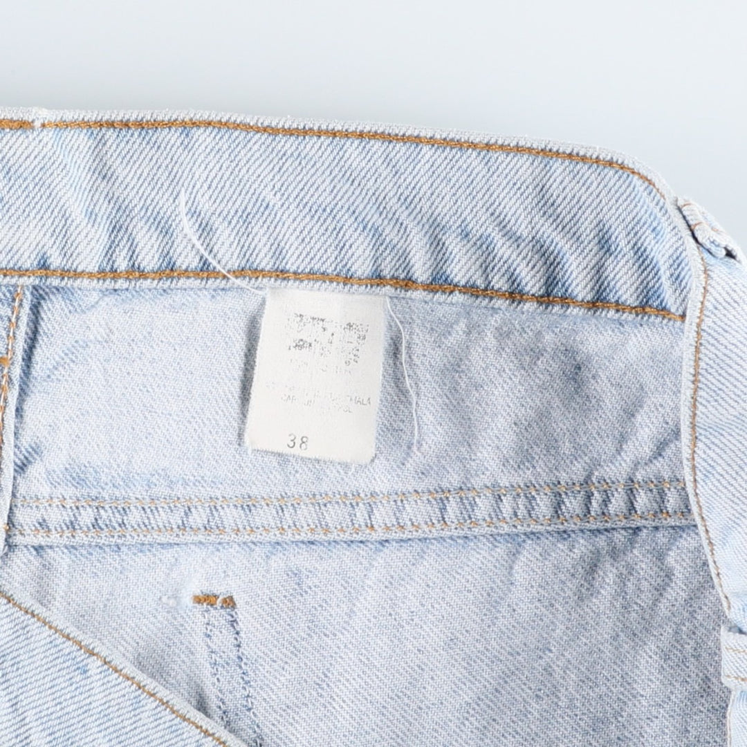 90s-00'S Levi's 550 Denim Shorts, Men's W37 (approx.), Vintage unclear Blue type light blue Vintage Second Hand