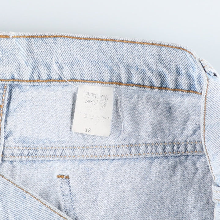 90s-00'S Levi's 550 Denim Shorts, Men's W37 (approx.), Vintage unclear Blue type light blue Vintage Second Hand
