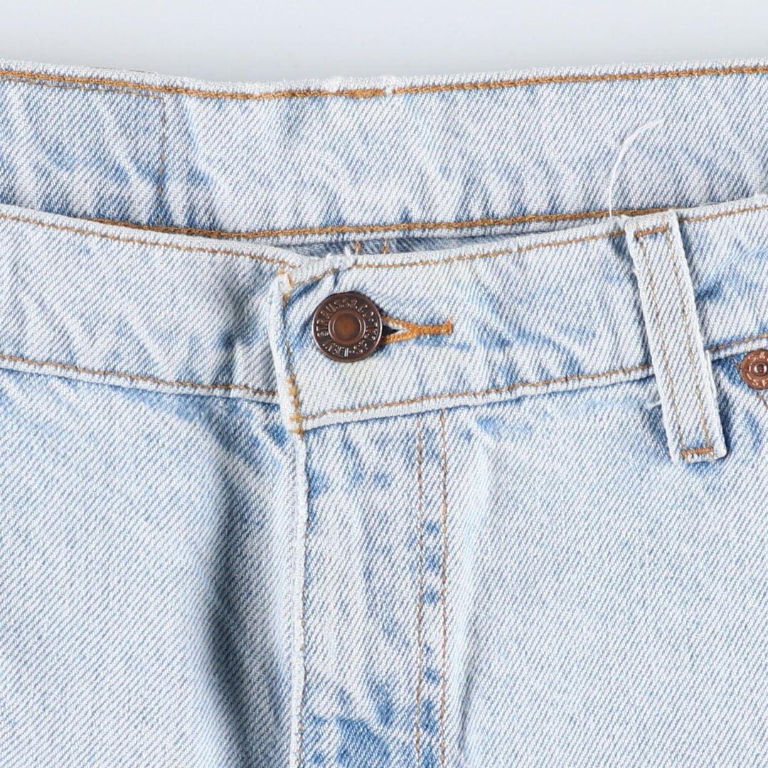 90s-00'S Levi's 550 Denim Shorts, Men's W37 (approx.), Vintage unclear Blue type light blue Vintage Second Hand