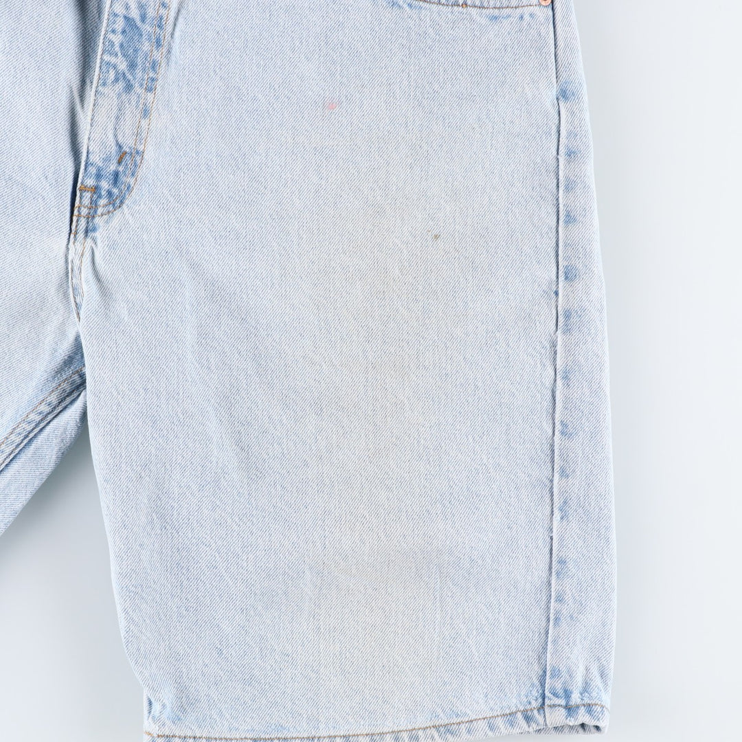 90s-00'S Levi's 550 Denim Shorts, Men's W37 (approx.), Vintage unclear Blue type light blue Vintage Second Hand