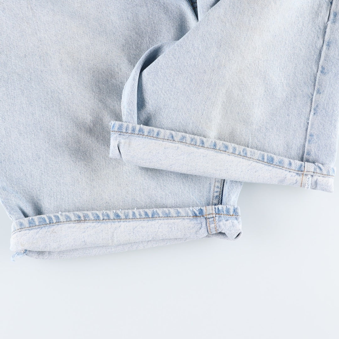 90s-00'S Levi's 550 Denim Shorts, Men's W37 (approx.), Vintage unclear Blue type light blue Vintage Second Hand