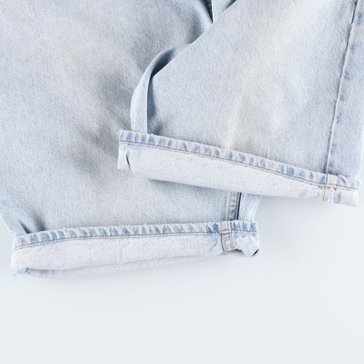 90s-00'S Levi's 550 Denim Shorts, Men's W37 (approx.), Vintage unclear Blue type light blue Vintage Second Hand