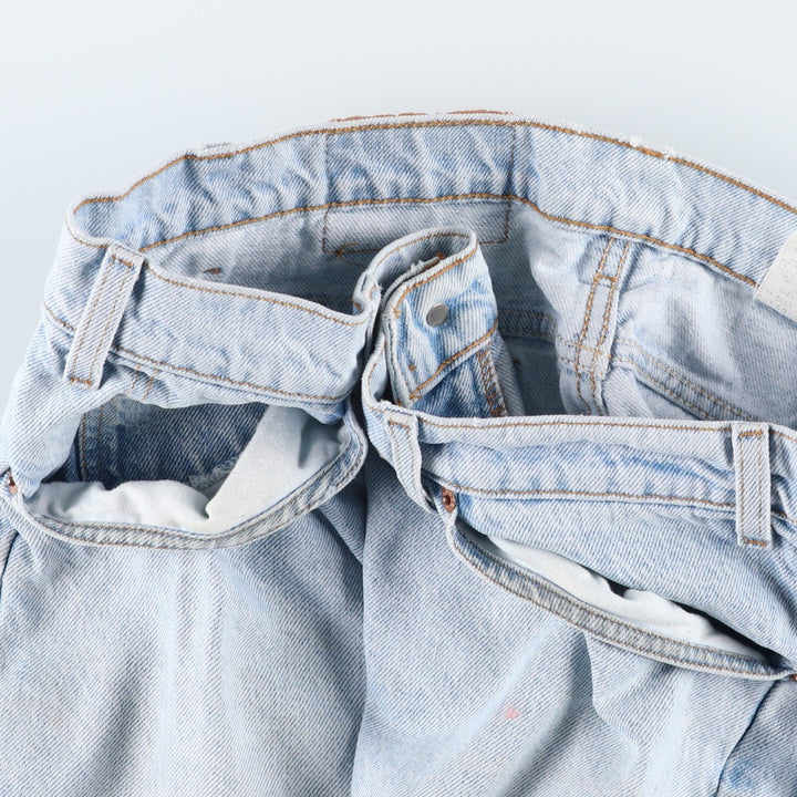 90s-00'S Levi's 550 Denim Shorts, Men's W37 (approx.), Vintage unclear Blue type light blue Vintage Second Hand