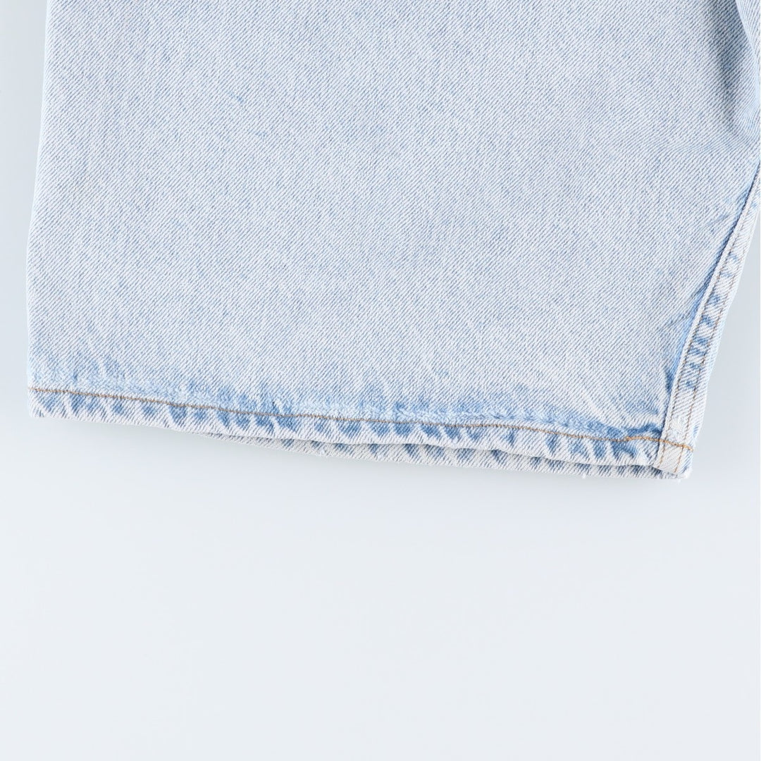 90s-00'S Levi's 550 Denim Shorts, Men's W37 (approx.), Vintage unclear Blue type light blue Vintage Second Hand