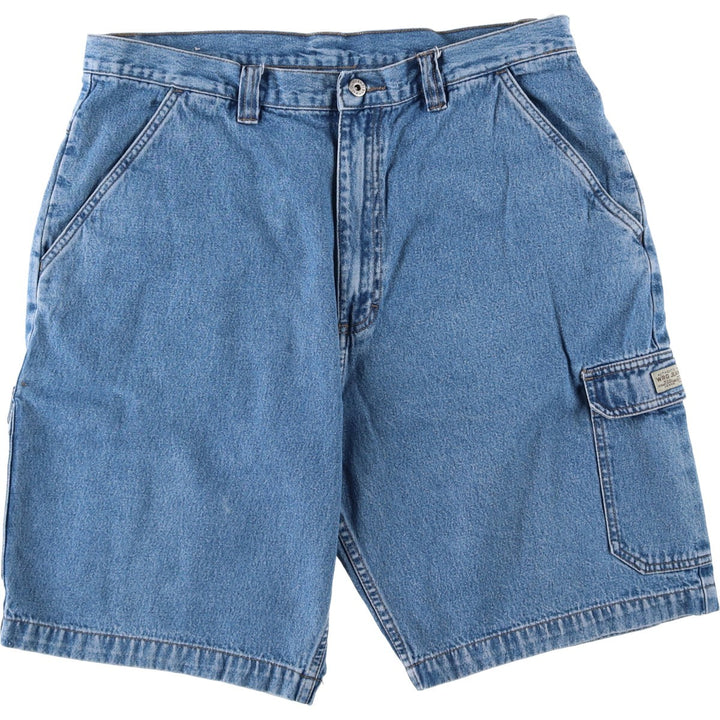 Wrangler Men's Denim Cargo Shorts, Size W36 cotton blue type Vintage Second Hand