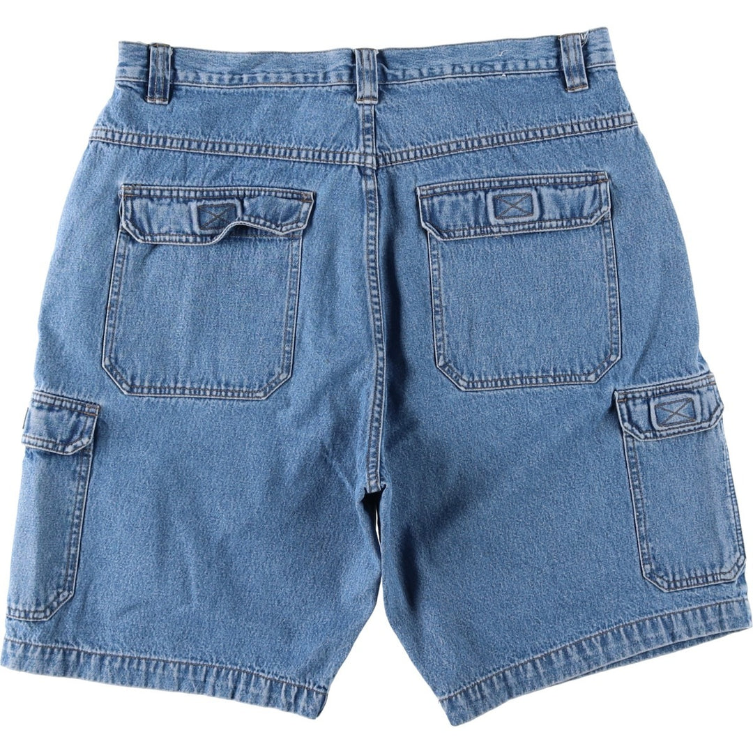 Wrangler Men's Denim Cargo Shorts, Size W36 cotton blue type Vintage Second Hand