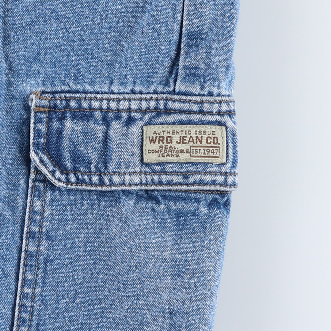 Wrangler Men's Denim Cargo Shorts, Size W36 cotton blue type Vintage Second Hand