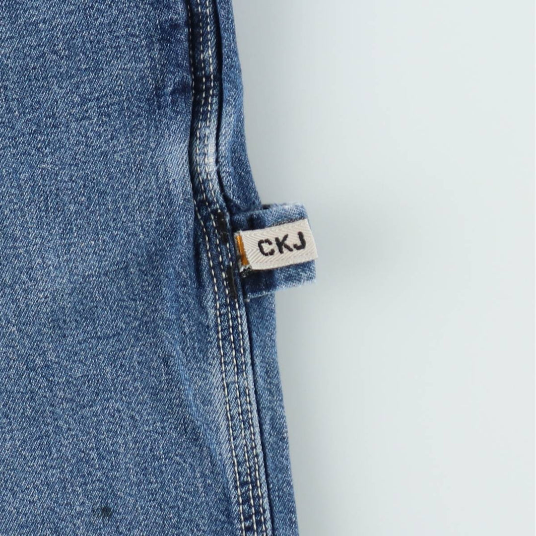 90s-00'S Calvin Klein Jeans Denim Painter Shorts, Men's Size W34 (approx.), Vintage cotton blue type Vintage Second Hand