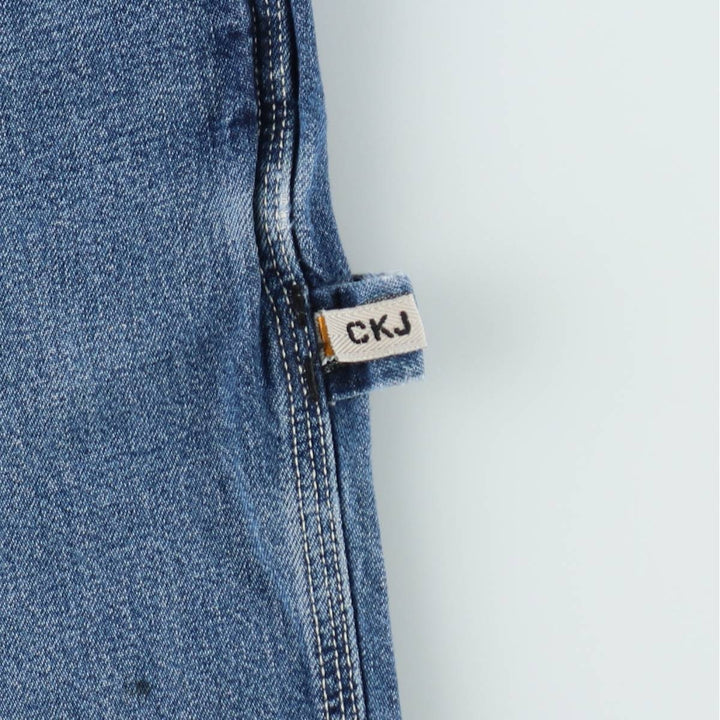 90s-00'S Calvin Klein Jeans Denim Painter Shorts, Men's Size W34 (approx.), Vintage cotton blue type Vintage Second Hand