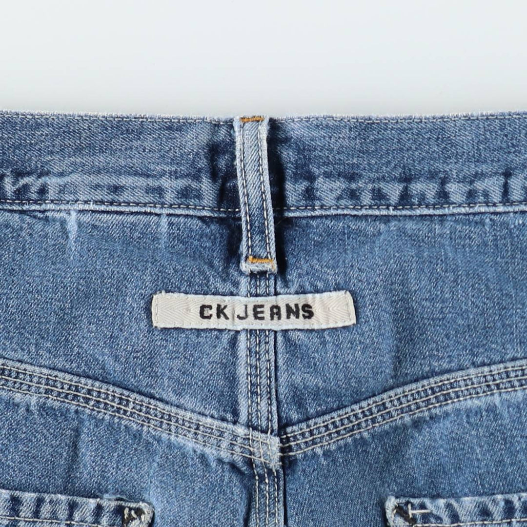 90s-00'S Calvin Klein Jeans Denim Painter Shorts, Men's Size W34 (approx.), Vintage cotton blue type Vintage Second Hand