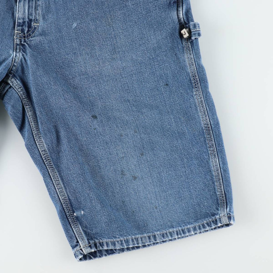 90s-00'S Calvin Klein Jeans Denim Painter Shorts, Men's Size W34 (approx.), Vintage cotton blue type Vintage Second Hand