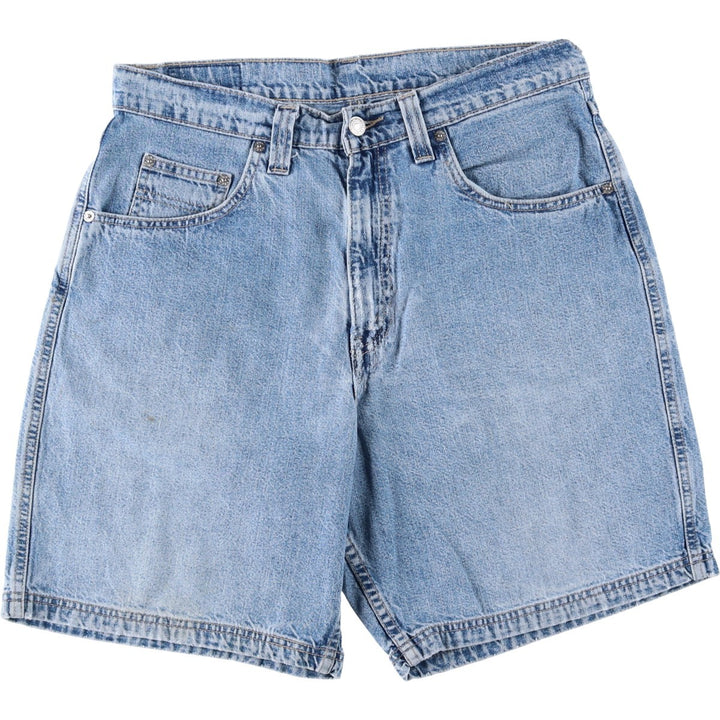 1990'S Levi's L2 575-9561 Denim Shorts, Men's Size W33 (approx.), Vintage cotton blue type Vintage Second Hand