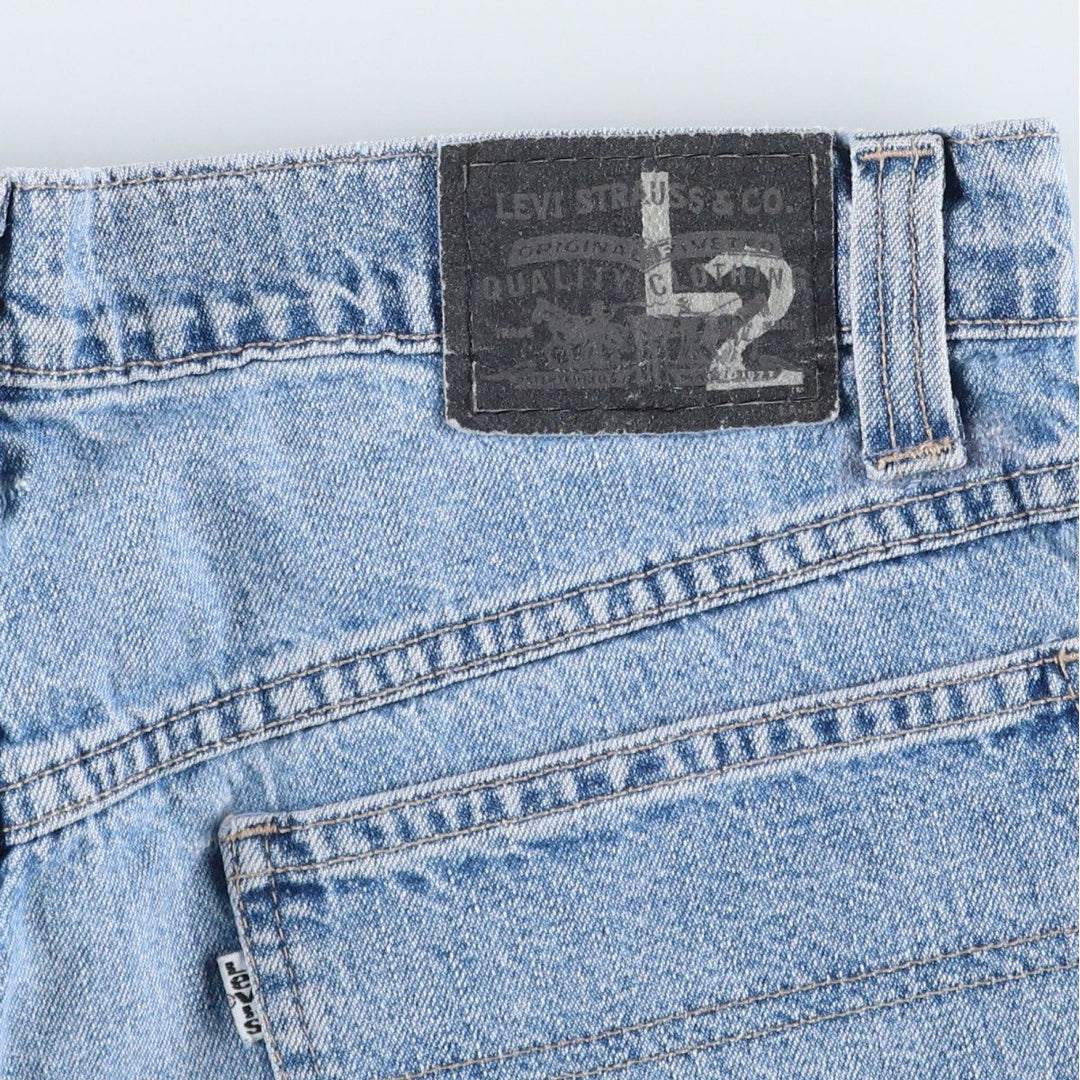 1990'S Levi's L2 575-9561 Denim Shorts, Men's Size W33 (approx.), Vintage cotton blue type Vintage Second Hand