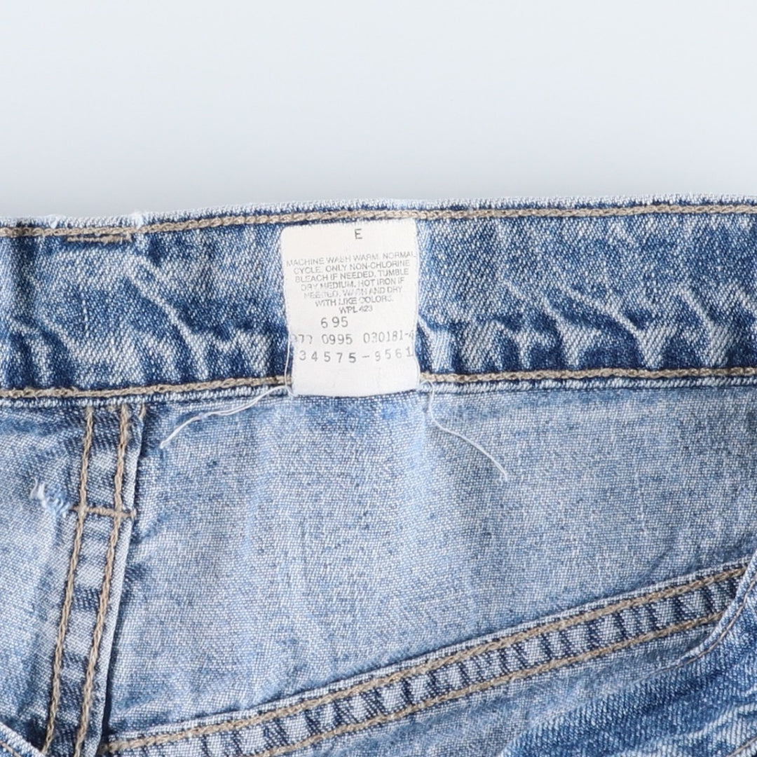 1990'S Levi's L2 575-9561 Denim Shorts, Men's Size W33 (approx.), Vintage cotton blue type Vintage Second Hand