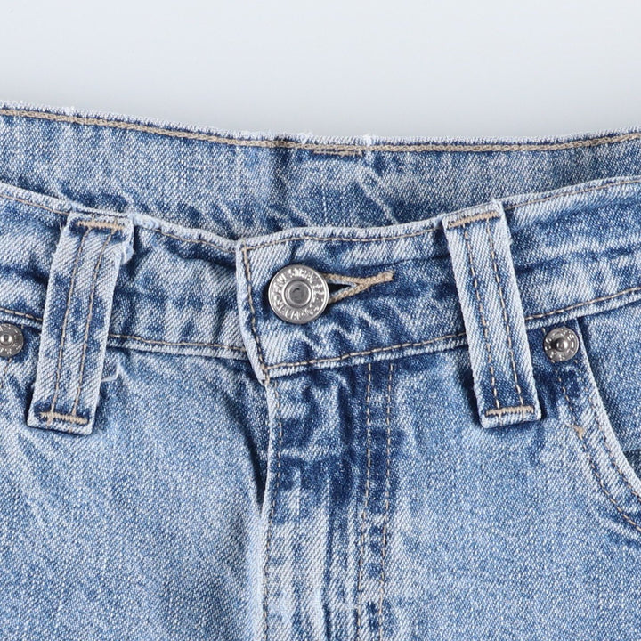 1990'S Levi's L2 575-9561 Denim Shorts, Men's Size W33 (approx.), Vintage cotton blue type Vintage Second Hand