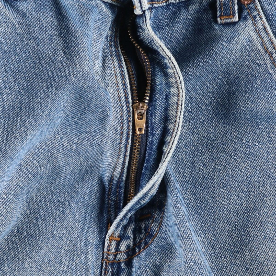 1990'S Levi's 565-1714 Wide Leg Denim Shorts, Made in USA, Men's Size W34 (approx.), Vintage. cotton blue type Vintage Second Hand