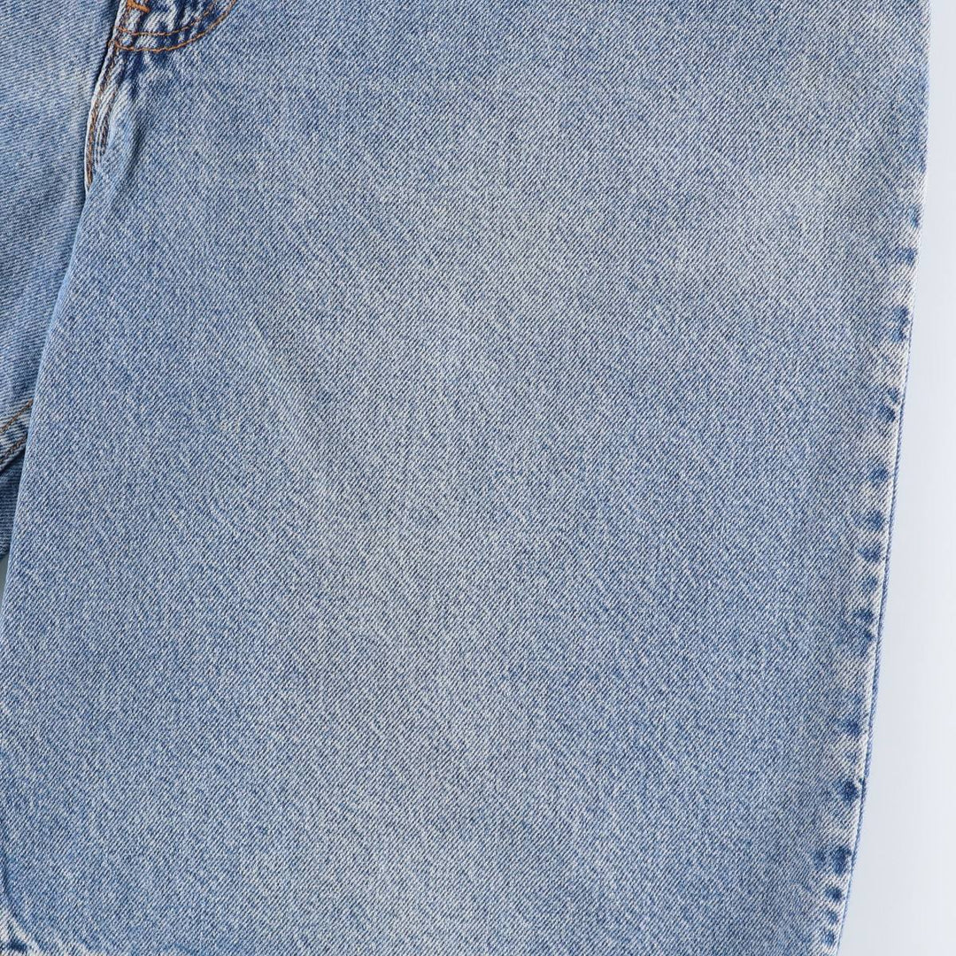 1990'S Levi's 565-1714 Wide Leg Denim Shorts, Made in USA, Men's Size W34 (approx.), Vintage. cotton blue type Vintage Second Hand