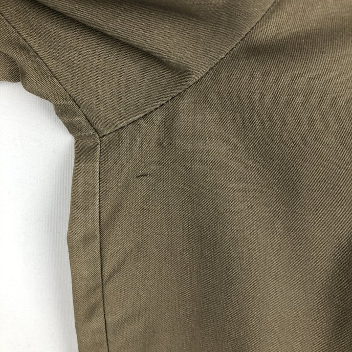Dickies Long Sleeve Work Shirt, Men's XL Size polyester Beige type Vintage Second Hand
