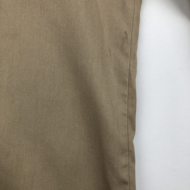 Dickies Long Sleeve Work Shirt, Made in USA, Men's Size L polyester Beige type Vintage Second Hand