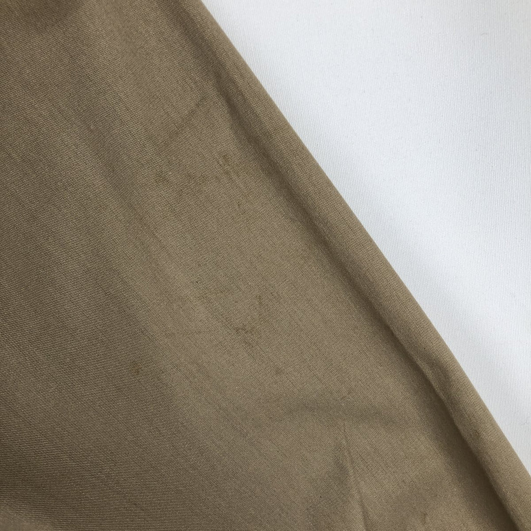 Dickies Long Sleeve Work Shirt, Made in USA, Men's Size L polyester Beige type Vintage Second Hand