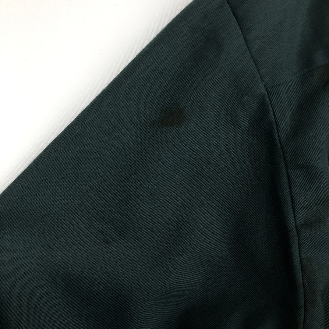 70'S Big Mac Long-Sleeve Work Shirt, Men's Size XL (Equivalent), Vintage polyester Green type dark green Vintage Second Hand