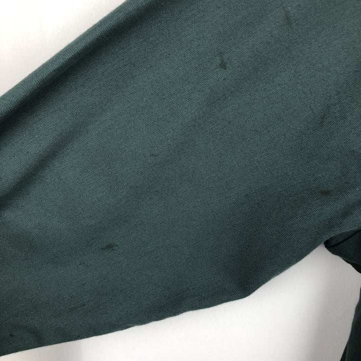 70'S Big Mac Long-Sleeve Work Shirt, Men's Size XL (Equivalent), Vintage polyester Green type dark green Vintage Second Hand