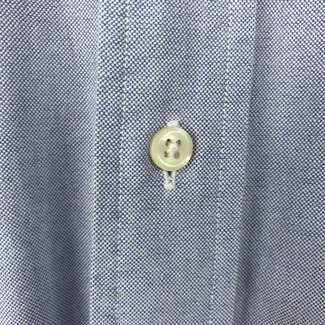 Ralph Lauren YARMOUTH long sleeve button down shirt, men's XL size cotton blue type Vintage Second Hand