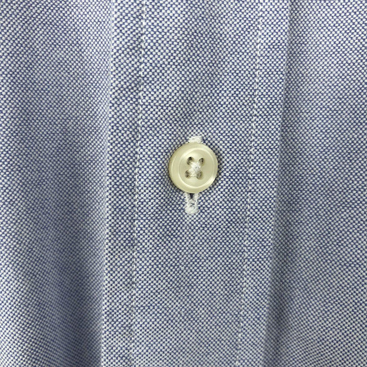 Ralph Lauren YARMOUTH long sleeve button down shirt, men's XL size cotton blue type Vintage Second Hand