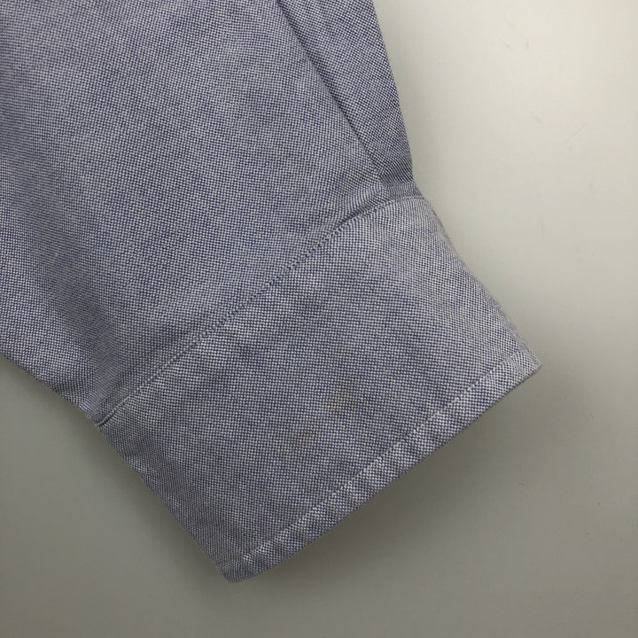 Ralph Lauren YARMOUTH long sleeve button down shirt, men's XL size cotton blue type Vintage Second Hand