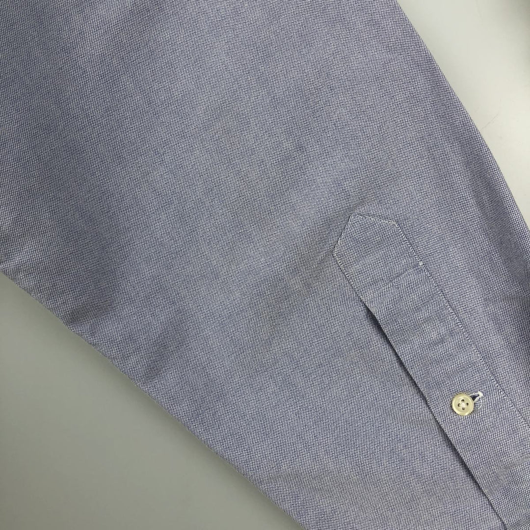 Ralph Lauren YARMOUTH long sleeve button down shirt, men's XL size cotton blue type Vintage Second Hand