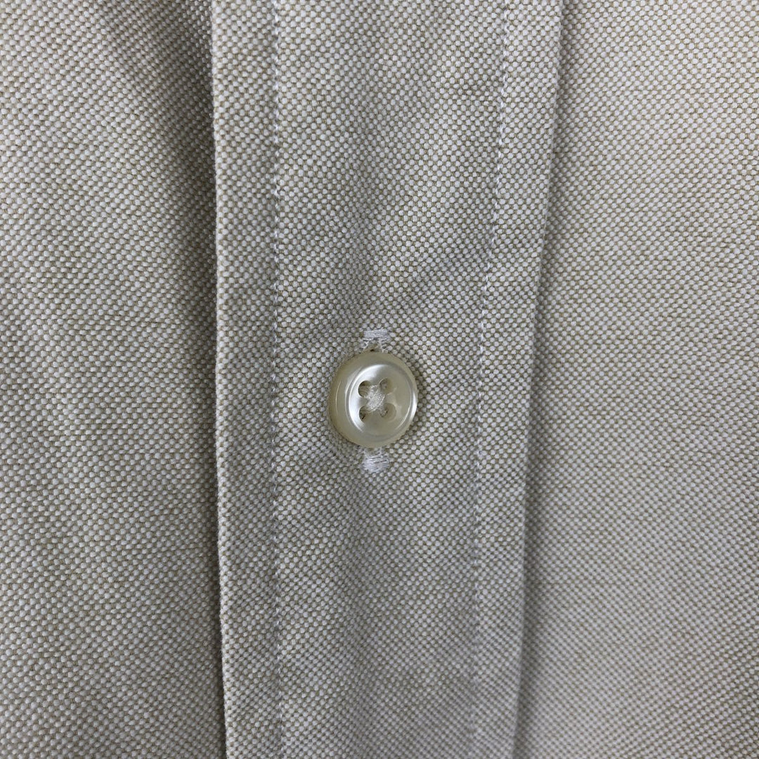 Ralph Lauren BLAKE long sleeve button down shirt, men's size M cotton Beige type Vintage Second Hand