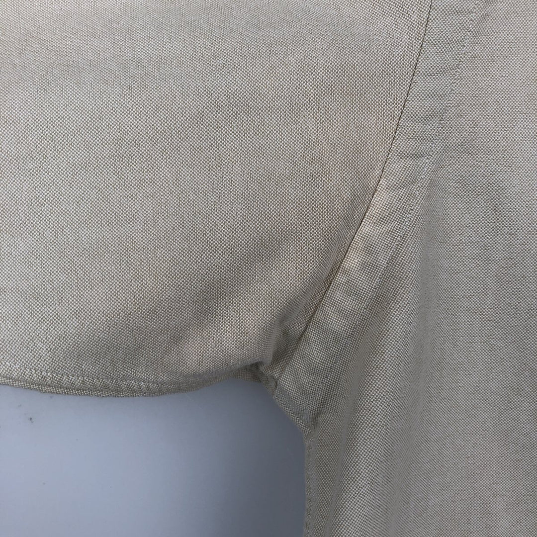 Ralph Lauren BLAKE long sleeve button down shirt, men's size M cotton Beige type Vintage Second Hand