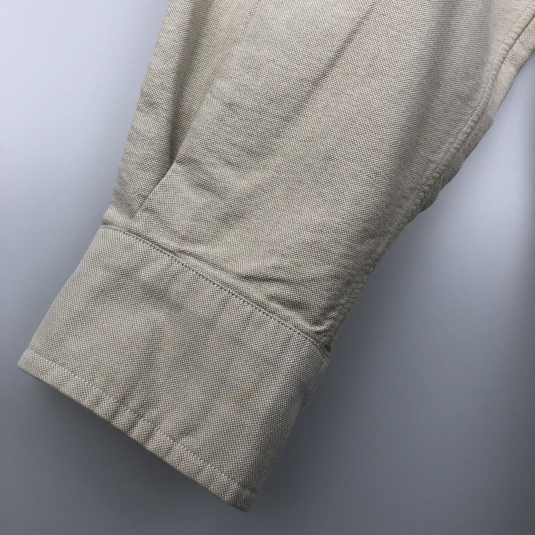 Ralph Lauren BLAKE long sleeve button down shirt, men's size M cotton Beige type Vintage Second Hand