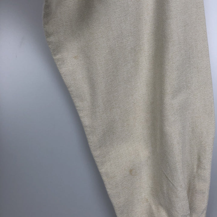 Ralph Lauren BLAKE long sleeve button down shirt, men's size M cotton Beige type Vintage Second Hand