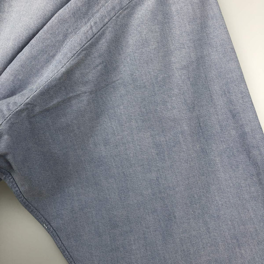 Ralph Lauren long sleeve button down shirt, men's size L cotton blue type Vintage Second Hand