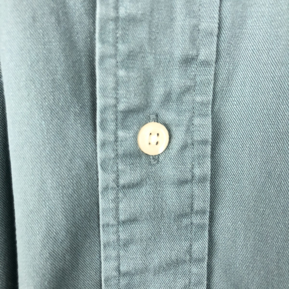 Ralph Lauren BLAIRE long sleeve button down shirt, men's size L cotton blue type Vintage Second Hand